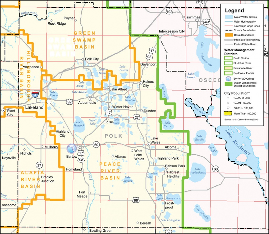 Southwest Florida Water Management District- Polk County, September - Polk County Florida Parcel Map