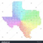 Spectrum Texas Map Vector Geographic Map Stock Vector (Royalty Free   Geographic Id Map Texas