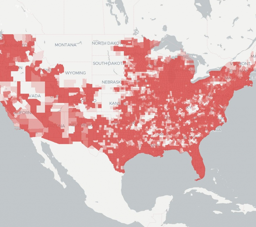 Sprint | Internet Provider | Broadbandnow - Cellular One Coverage Map Texas