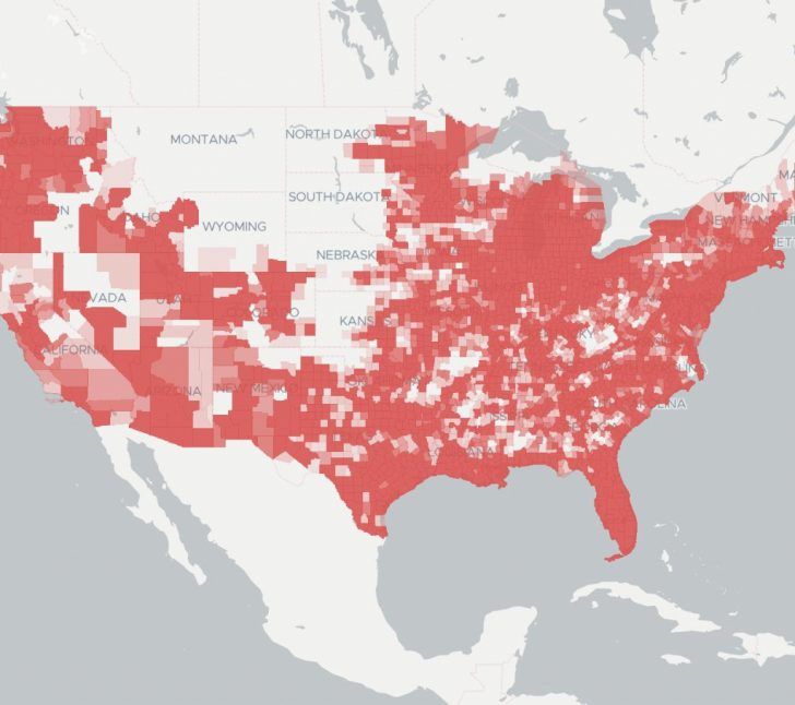 Sprint Internet Provider Broadbandnow Verizon 4g Coverage Map