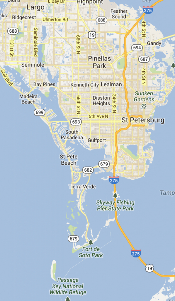 St. Pete Beach And Pass-A-Grille Florida | St Petersburg Clearwater - St Pete Florida Map