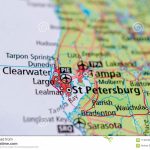 St. Petersburg, Florida On Map Stock Image   Image Of Cities, Maps   St Petersburg Florida Map