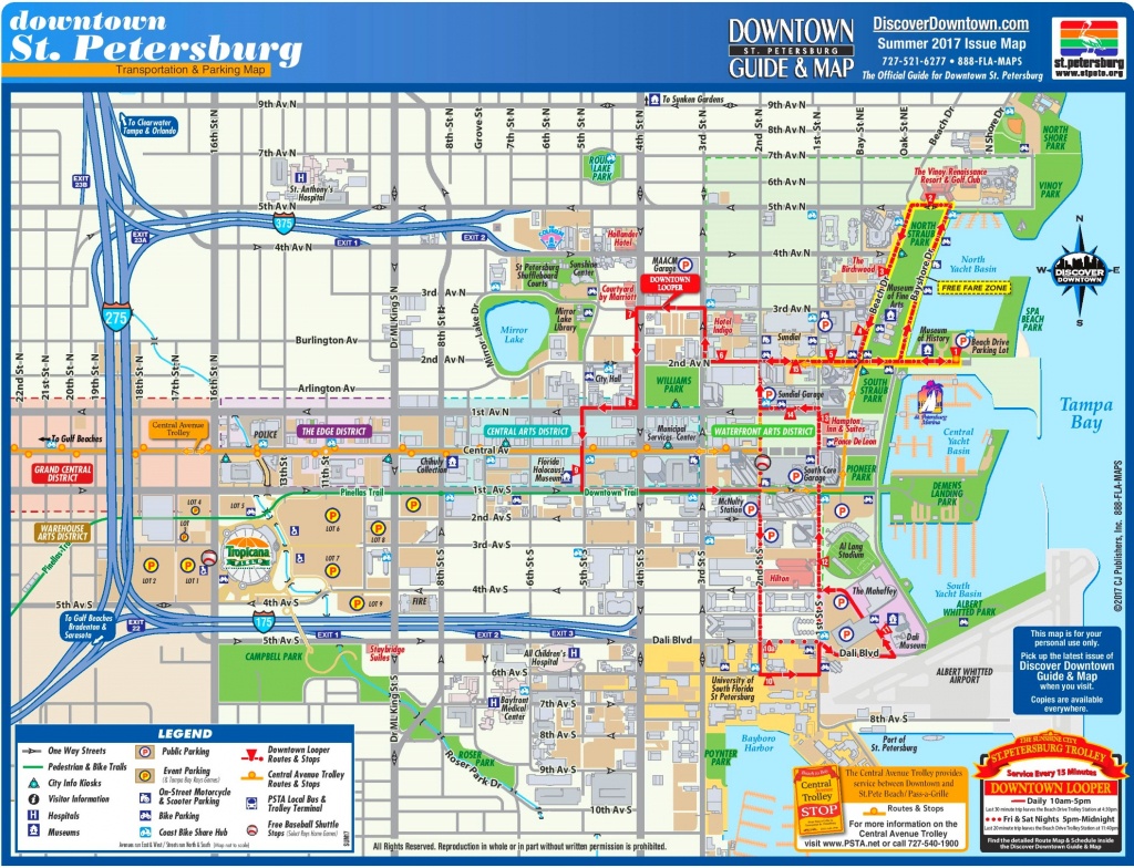 St. Petersburg Maps | Florida, U.s. | Maps Of St. Petersburg - St Petersburg Florida Map