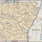 State And County Maps Of Arkansas   Arkansas Road Map Printable