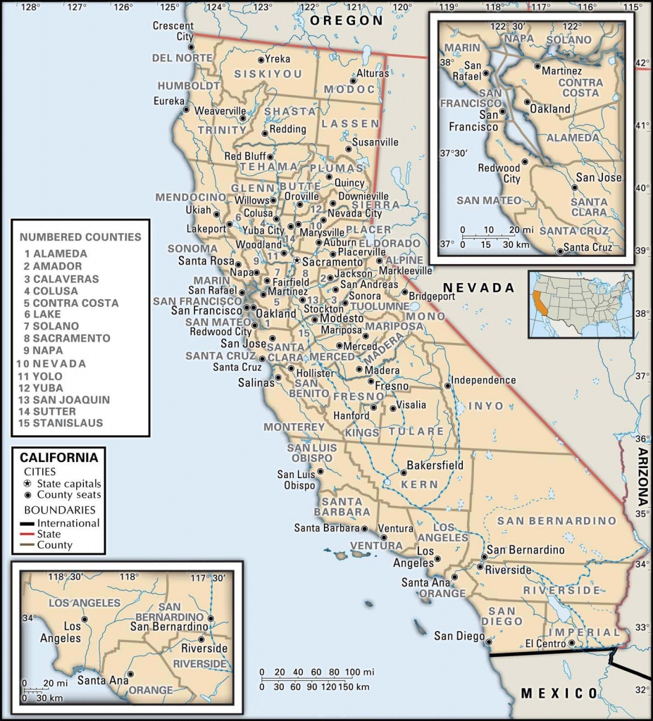 map of northern california