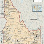 State And County Maps Of Idaho   Printable Map Of Idaho