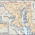 State And County Maps Of Maryland   Printable Map Of Annapolis Md
