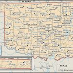 State And County Maps Of Oklahoma   Map Of North Texas And Oklahoma