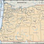 State And County Maps Of Oregon   California Oregon Washington Road Map