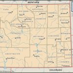 State And County Maps Of Wyoming   Wyoming State Map Printable