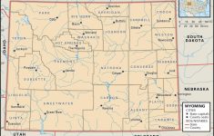 Wyoming State Map Printable
