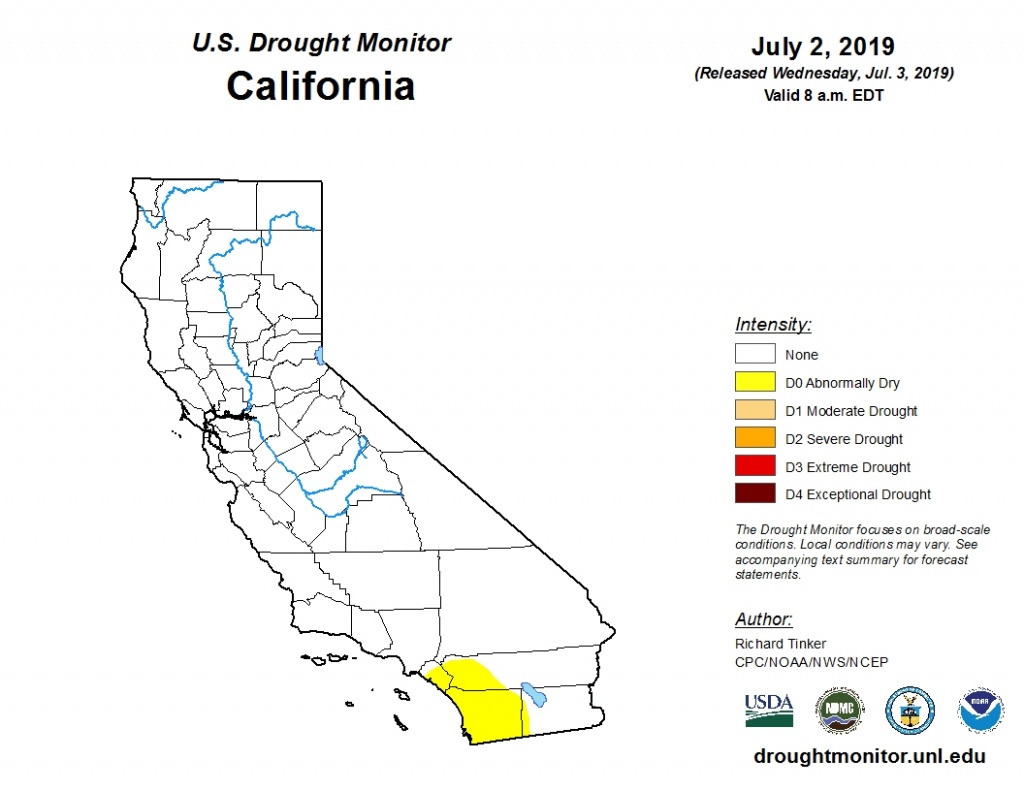 State Drought Monitor | United States Drought Monitor - California Drought Map 2017