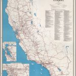 State Highway Map, California, 1960.   David Rumsey Historical Map   California State Road Map