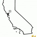 State Map Of California Coloring Sheet For Kids At Yescoloring   California Missions Map For Kids