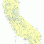 State Of California Water Feature Map And List Of County Lakes   California Water Map