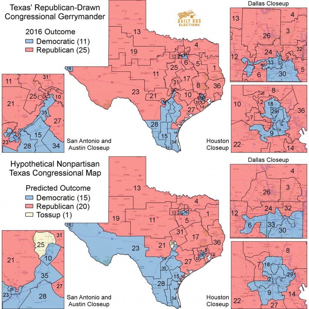 Stephen Wolf On Twitter: &amp;quot;here&amp;#039;s What A Fully Nonpartisan Texas - Texas Congressional Map