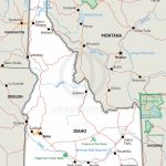 Stock Vector Map Of Idaho | One Stop Map   Printable Map Of Idaho