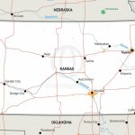 Stock Vector Map Of Kansas | One Stop Map   Printable Map Of Kansas