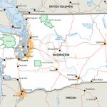 Stock Vector Map Of Washington | One Stop Map   Printable Map Of Washington State