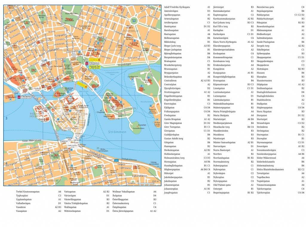 Stockholm Maps | Sweden | Maps Of Stockholm - Stockholm Tourist Map Printable