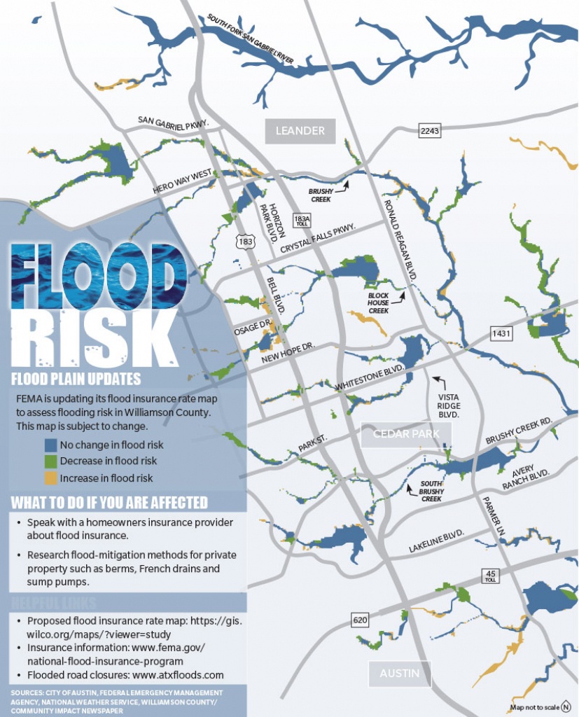 Story To Follow In 2019: Flood Insurance Rate Map Updates To Affect - Cedar Park Texas Map