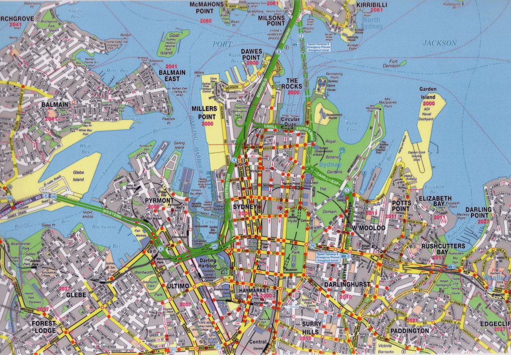 Sydney Map - Detailed City And Metro Maps Of Sydney For Download - Printable Map Of Sydney