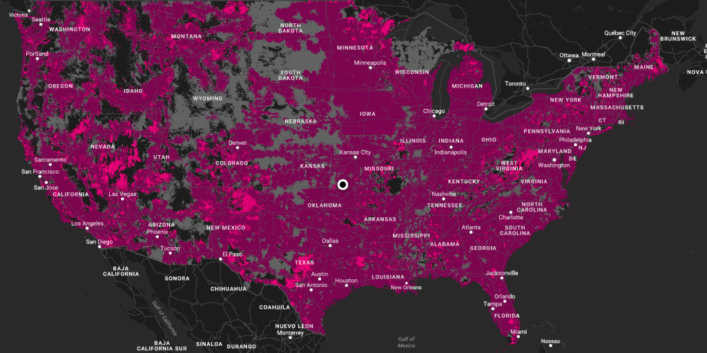 T-Mobile&amp;#039;s Interactive Lte Coverage Map Shows How It Wants To - Verizon Wireless Coverage Map California