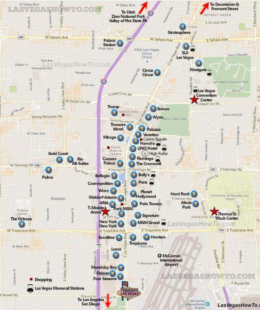 Taking A Walk Along The Vegas Strip Is A Great Way To See Vegas And - Las Vegas Tourist Map Printable