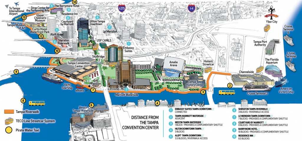 Tampa Convention Center | Visit Tampa Bay - Cruise Terminal Tampa Florida Map