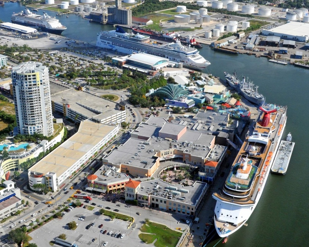 Tampa (Florida) Cruise Port Schedule | Cruisemapper - Cruise Terminal Tampa Florida Map