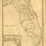 Tanner's Map Of Florida From 1833. | Florida Memory | Florida Maps   Old Florida Road Maps