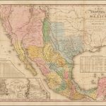 Tanner's Map Of Mexico   Rare & Antique Maps   Antique Texas Map