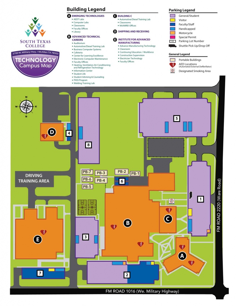 Technology Campus - Mcallen | South Texas College - South Texas College Mid Valley Campus Map