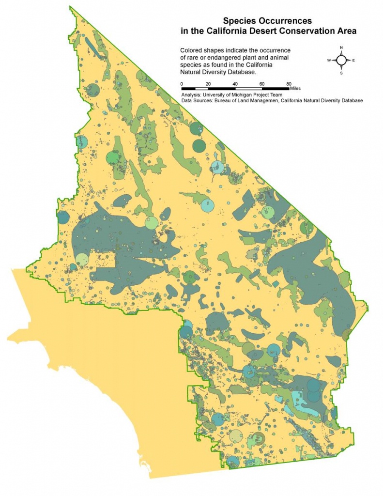 Technology &amp;amp; Environment - Ecology Of The Ca Desert - Rare And - California Desert Map