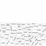 Tennessee County Map With County Names Free Download | I Wander As I   Printable County Maps