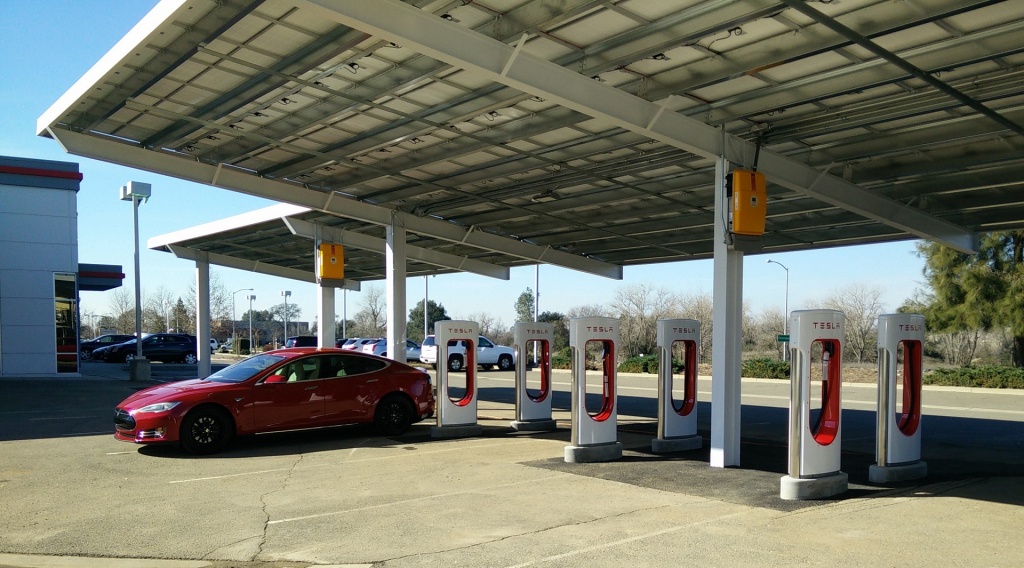 Tesla Expands Supercharger Network As Model 3 Rolls Out - Tesla Charging Stations Map California