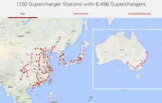 Tesla Charging Stations Map California