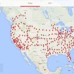 Tesla Updates Supercharger Map For 2017 (Plans) | Cleantechnica   Charging Stations In Texas Map