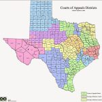 Tex.app.: Intermediate Courts Of Appeals And Corresponding Appellate   Texas State District Map