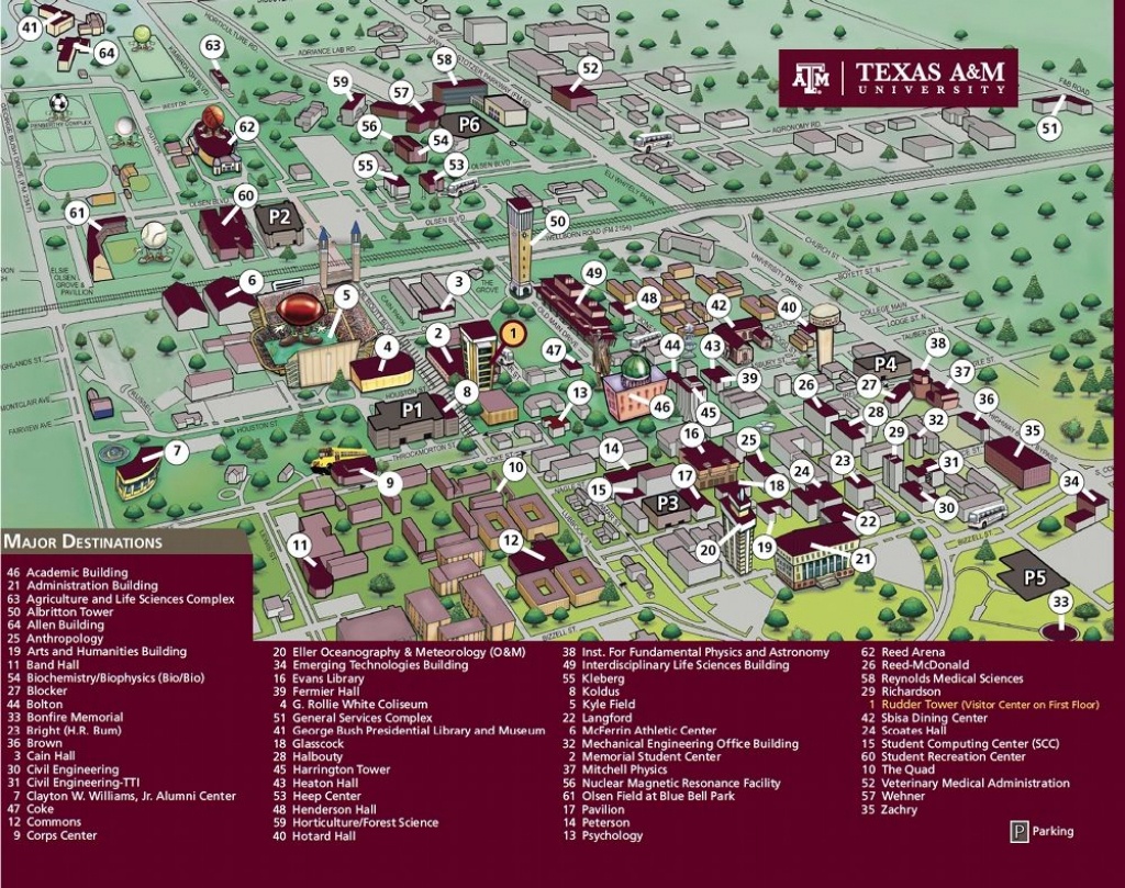 Texas A&amp;amp;m University Campus Map | Texas A&amp;amp;m | Texas A&amp;amp;m University - Texas A&amp;amp;m Map