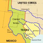 Texas Annexation   Wikipedia   Republic Of Texas Map