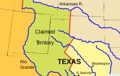Republic Of Texas Map 1845