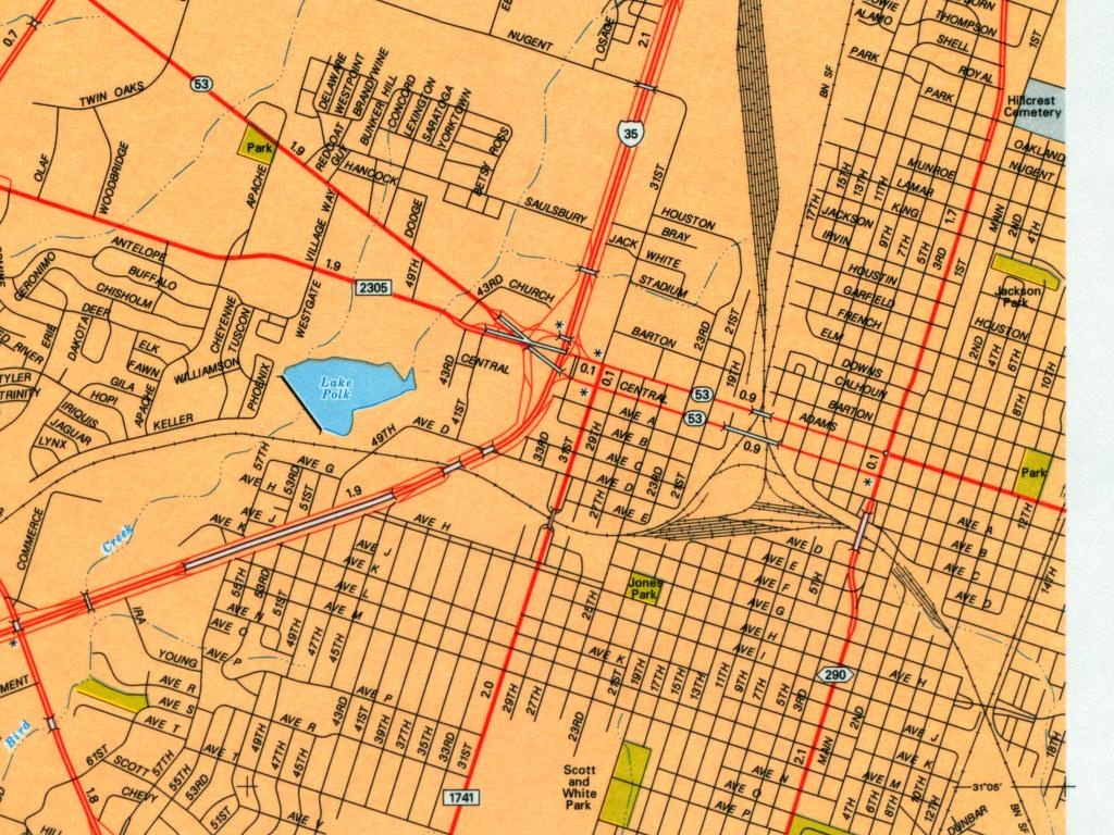 Texas City Maps - Perry-Castañeda Map Collection - Ut Library Online - Johnson City Texas Map