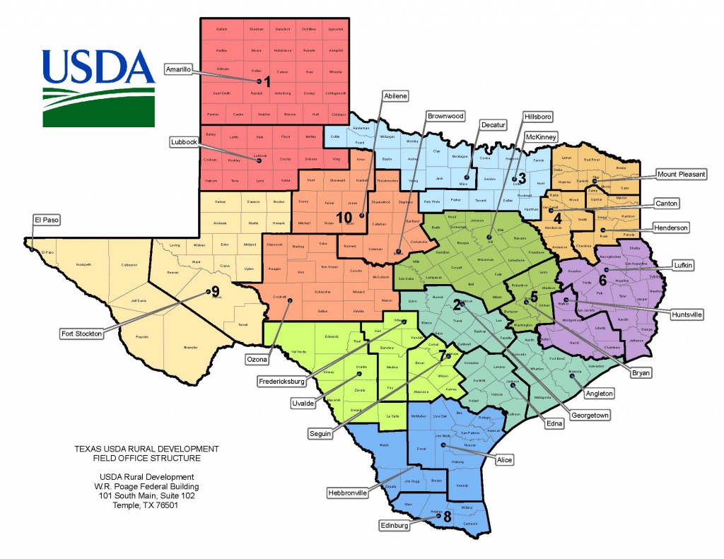 Texas Contacts | Usda Rural Development - Usda Eligibility Map Florida