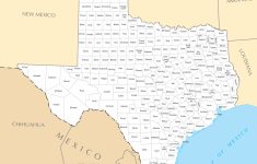 Full Map Of Texas