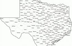 Printable Map Of Texas