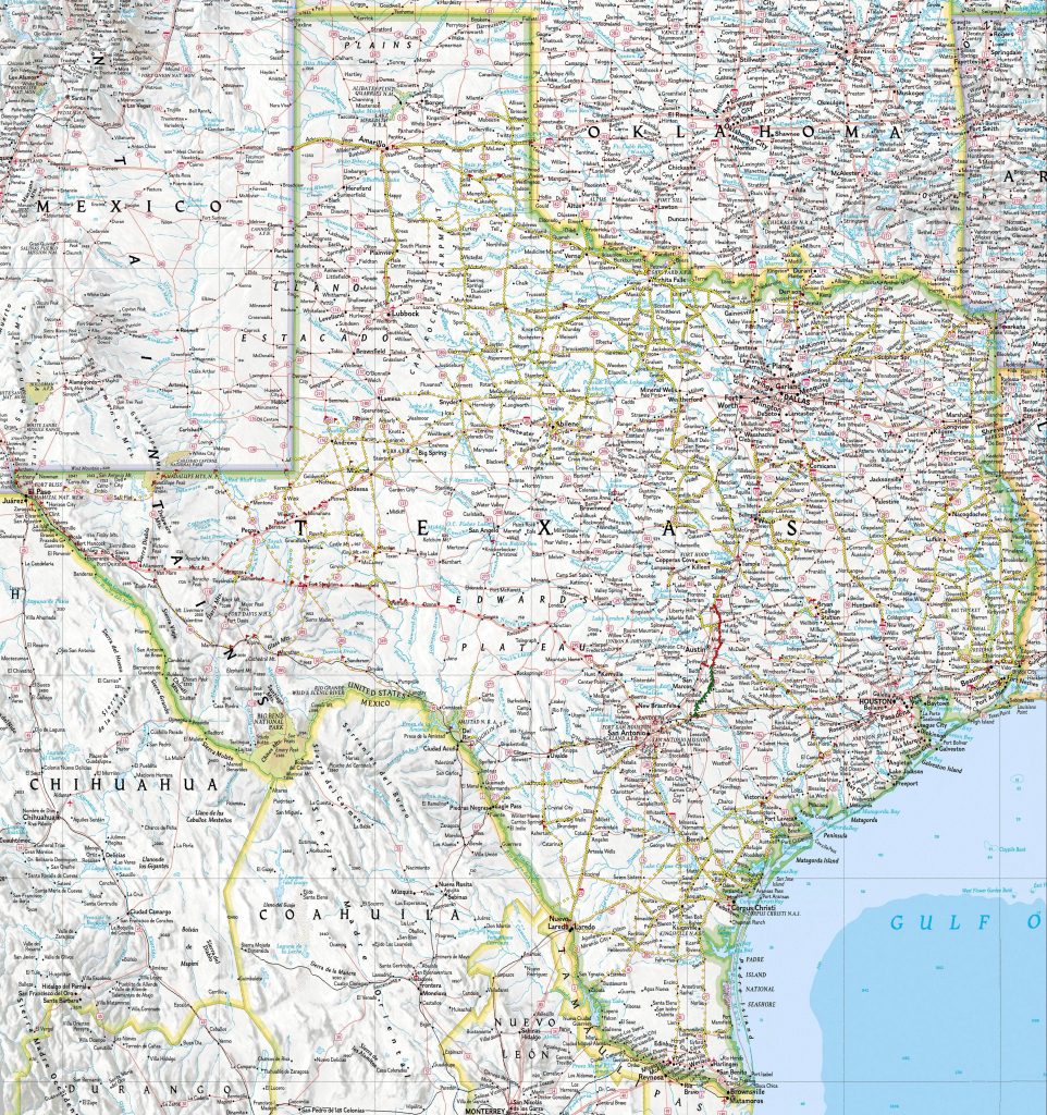 Texas Higher Speed Limits Map - Texas Road Map 2017 | Printable Maps
