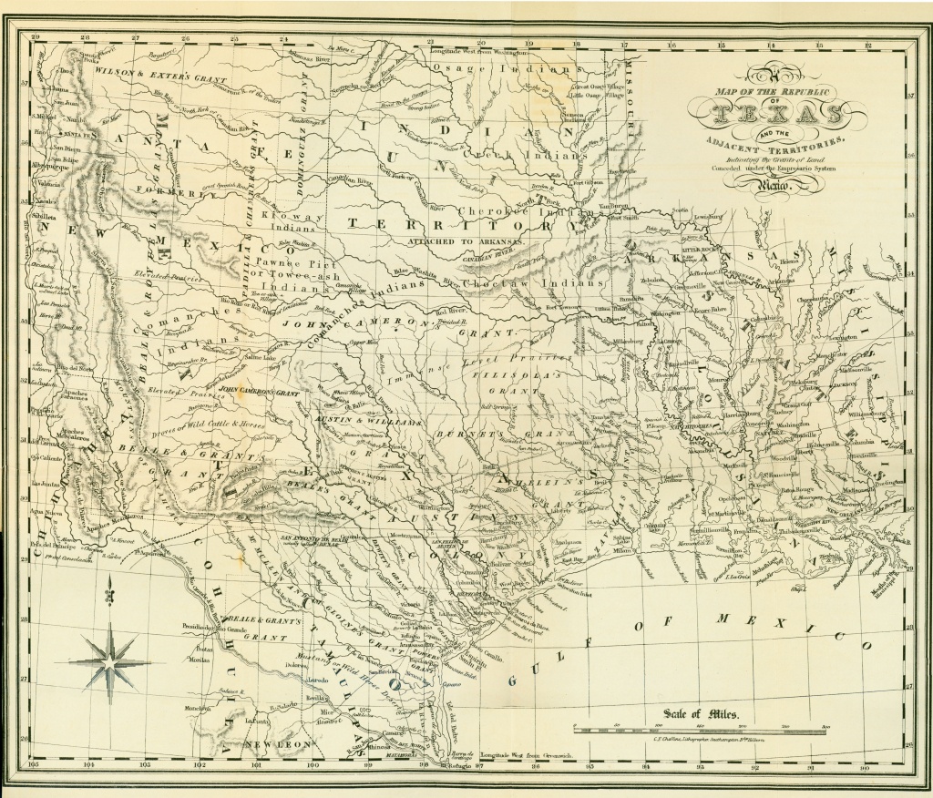 Texas Historical Maps - Perry-Castañeda Map Collection - Ut Library - Antique Texas Map