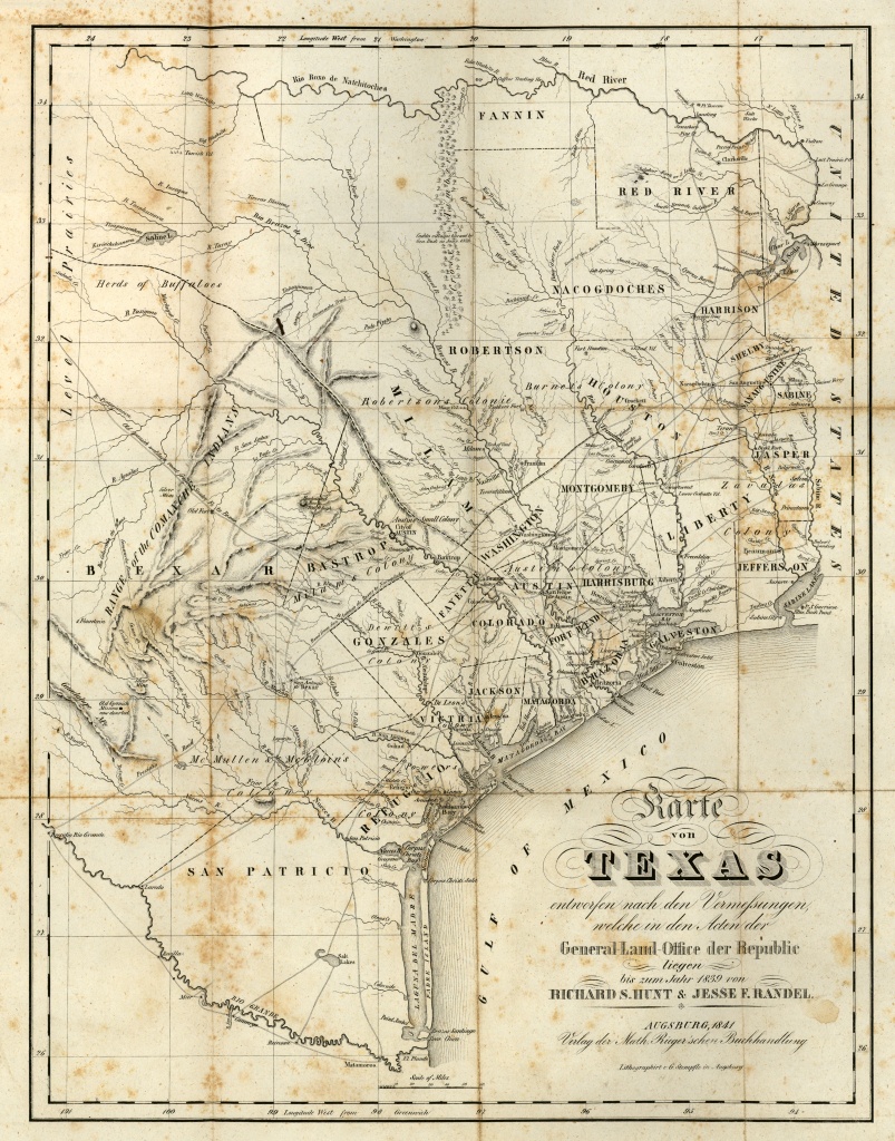 Texas Historical Maps - Perry-Castañeda Map Collection - Ut Library - Antique Texas Map