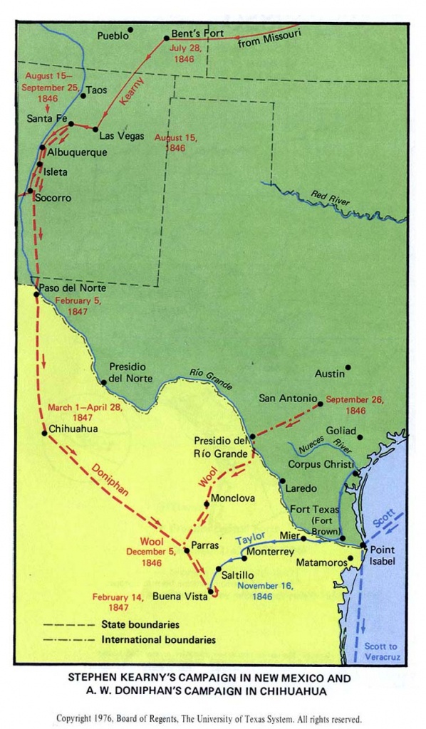 Texas Historical Maps - Perry-Castañeda Map Collection - Ut Library - Map Of Texas Showing Santa Fe